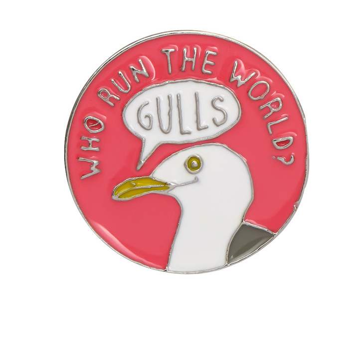 Funny Goose Badge Enamel Pin