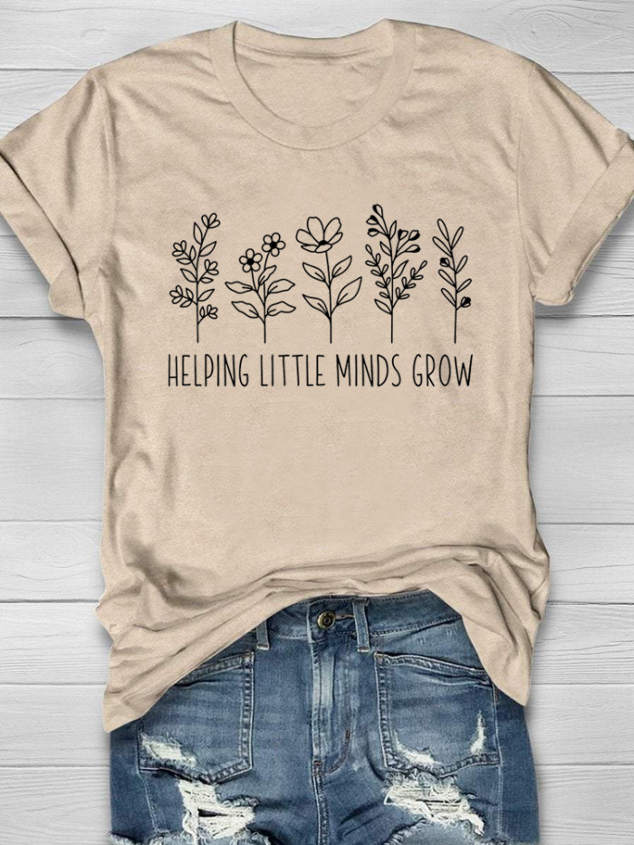 Helping Little Minds Grow Svg T-shirt