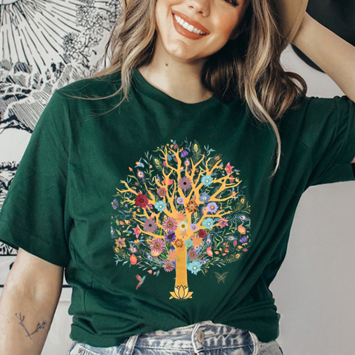 Colorful Tree Unisex Soft style T-shirt