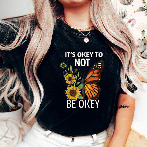 It's Okey Not To Be Okey Butterflies T-shirt