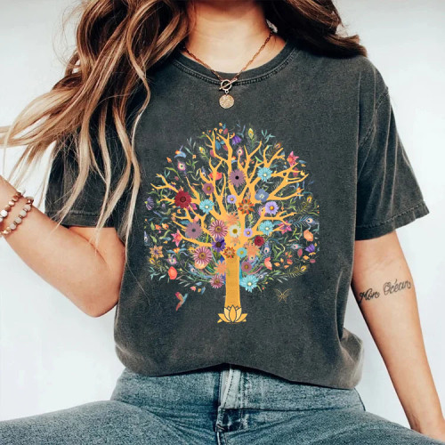 Colorful Tree Unisex Soft style T-shirt