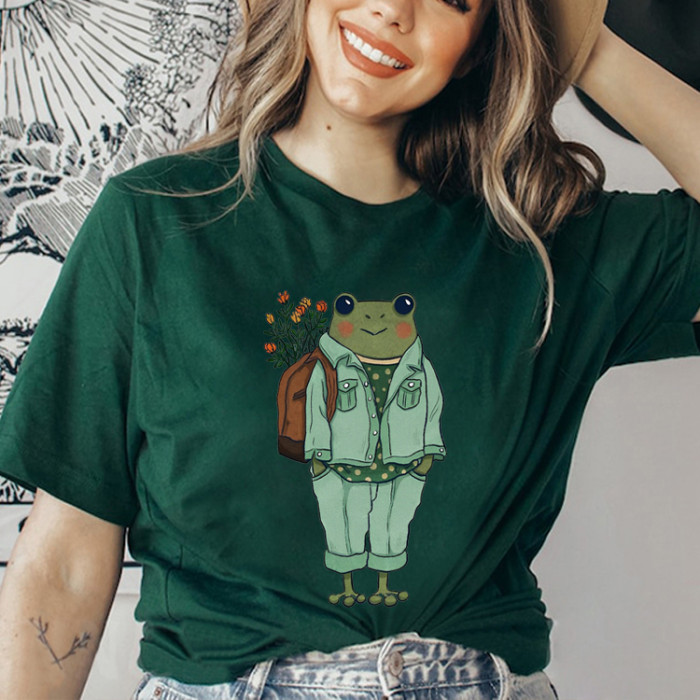 Flower and Frog T-shirt