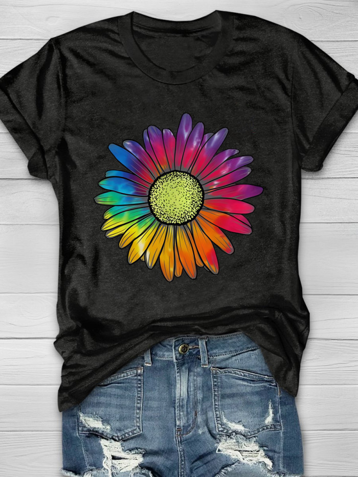 The Flower Is Full Of Love Short Sleeve T-shirt