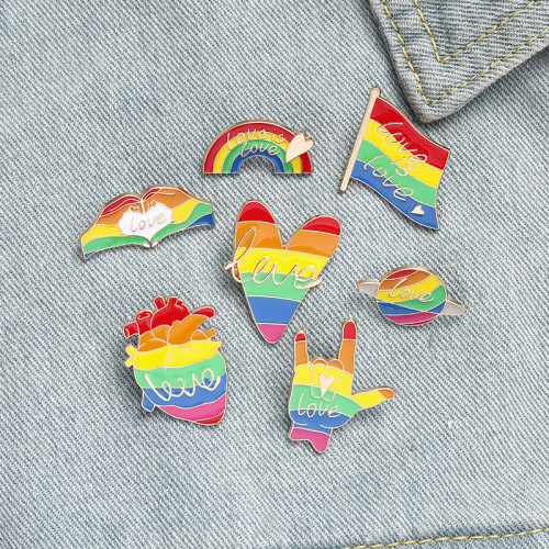 Funny Rainbow Badge Enamel Pin