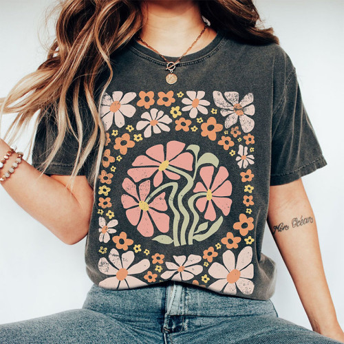 Boho Flowers T-shirt