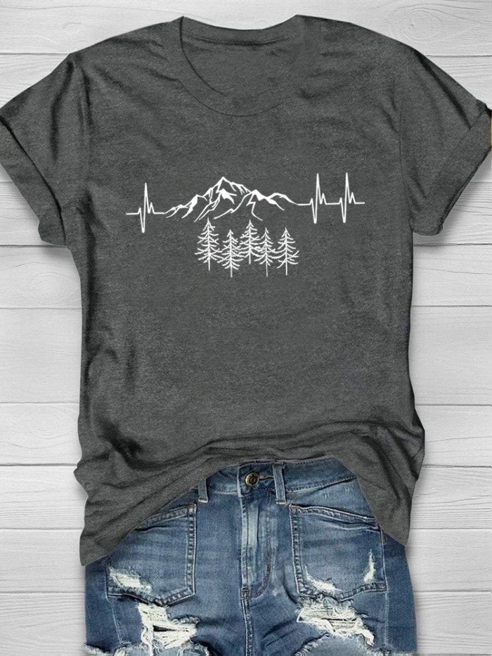 Heartbeat For Mountains T-shirt