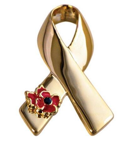 Cancer Care Poppy Flowers Pin