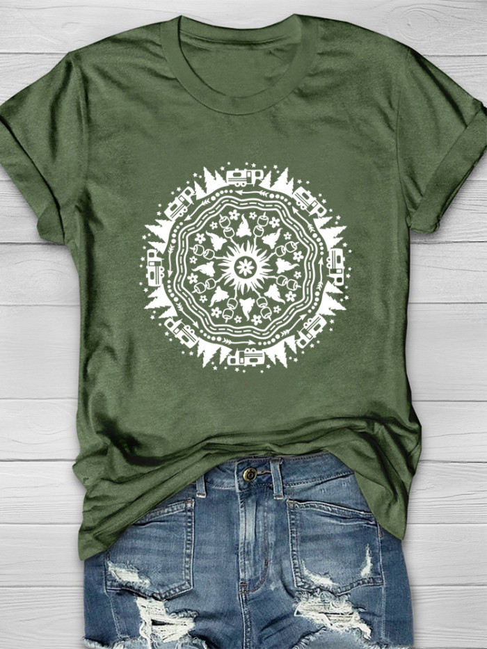 Camp Trailer Road Forest T-shirt