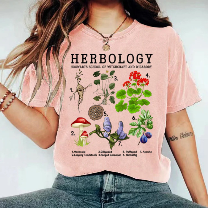 Herbology Plants Gift For Plant Lover Botanical T-Shirt