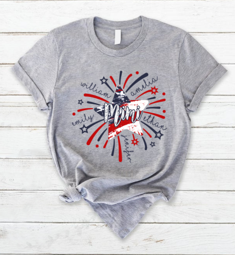 Mimi America Flag T-Shirt