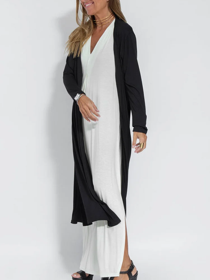 Elegant Solid Color Sleeveless Maxi Dress