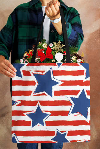 American Flag Reusable Multipurpose Canvas Bag