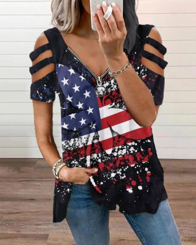 Flag Short Sleeve T-Shirt