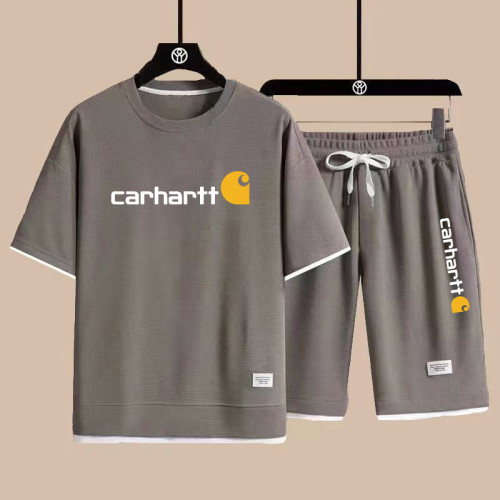 Casual Sports T-shirt Short-sleeved Two-piece Suit