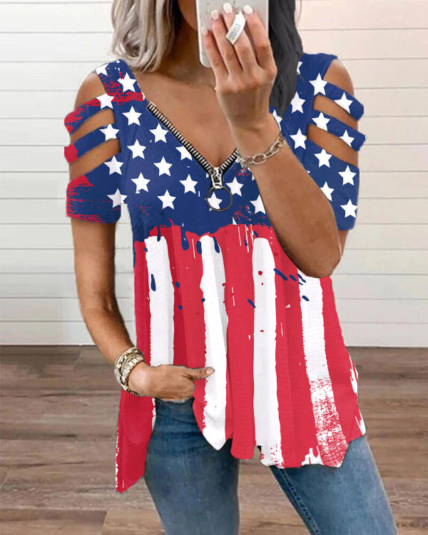 Flag Short Sleeve T-Shirt