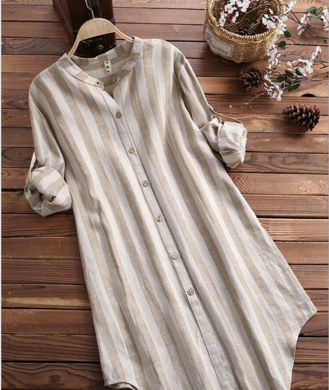 Comfort Stripe Long Sleeve Shirt