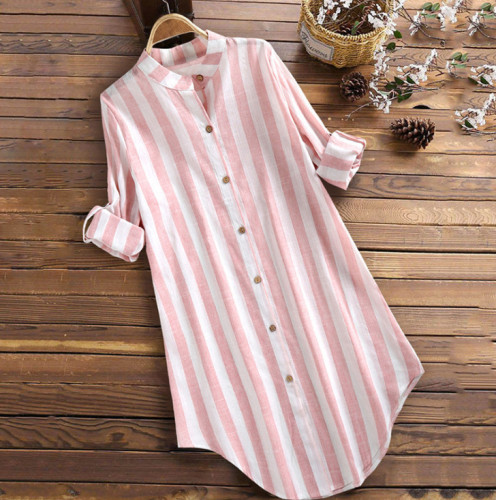 Comfort Stripe Long Sleeve Shirt