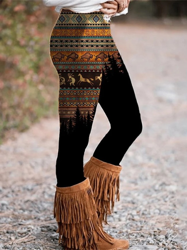 Western Cozy Leggings