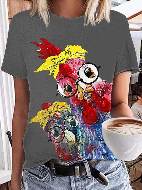 Women's Funny Rooster T-Shirt