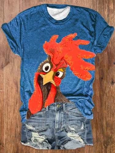 Women's Funny Rooster T-Shirt