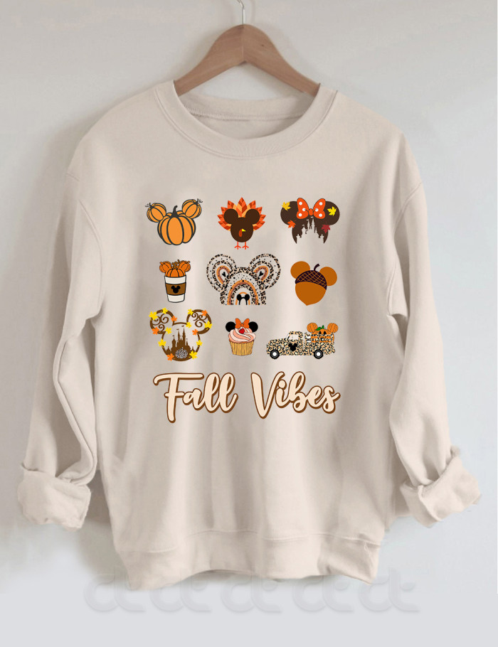 Fall Vibes Pumpkin Sweatshirt