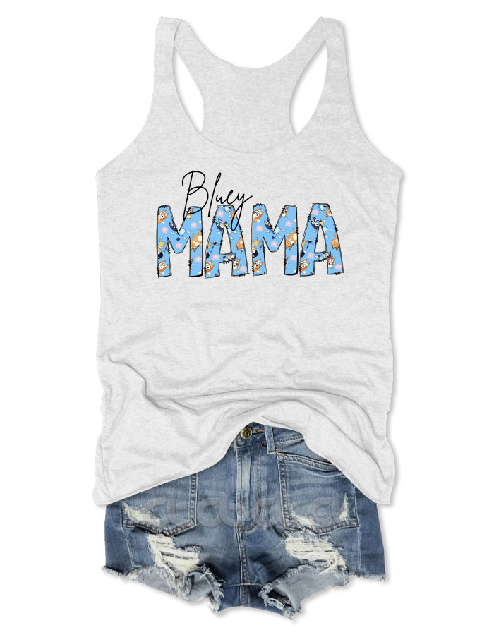 Bluey Mama Character Tank