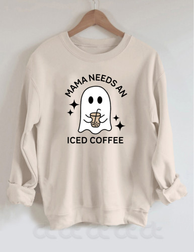 Mama Needs An Iced Coffee Sweatshirt