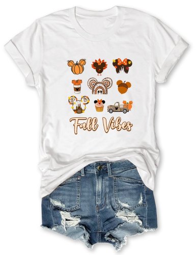 Fall Vibes Pumpkin T-Shirt