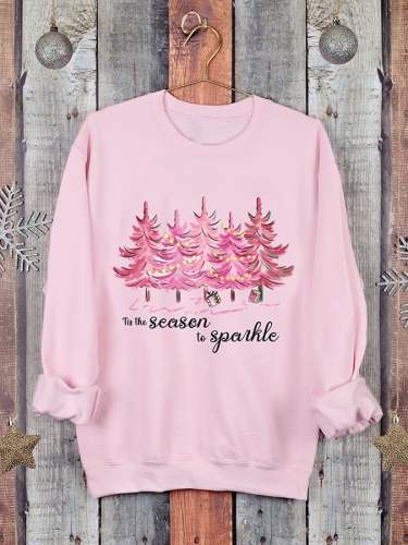 Women's tis the season to sparkle sweatshirt