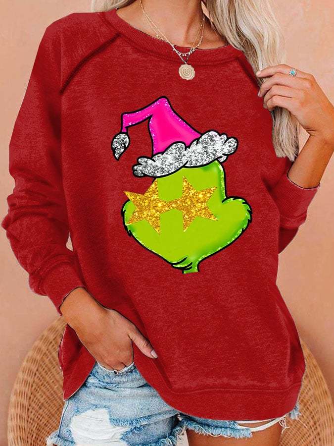 Women's Christmas Graphic Print Sweatshirt