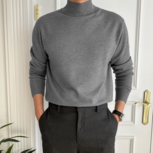 Men's Basic Bottom Cashmere Sweater ( NEW )