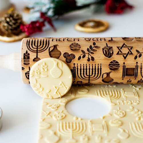 Happy Hanukkah Rolling Pin