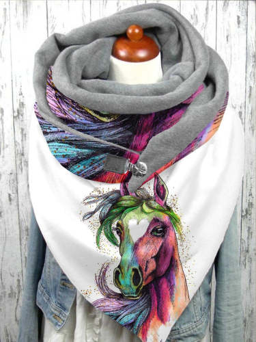 Women's  Art Horse Casual Scarf