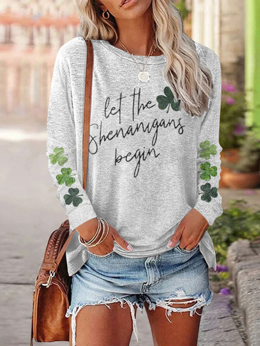 Let The Shenanigans Begin Print T-Shirt