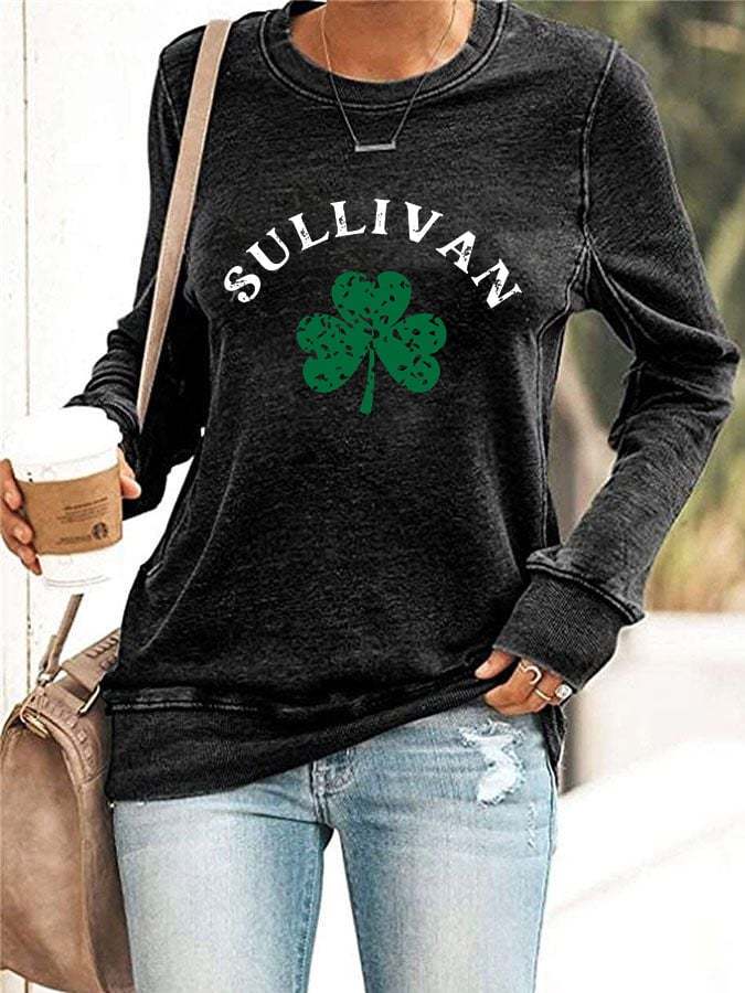 Women's St. Patrick's Day Print Sweatshirt