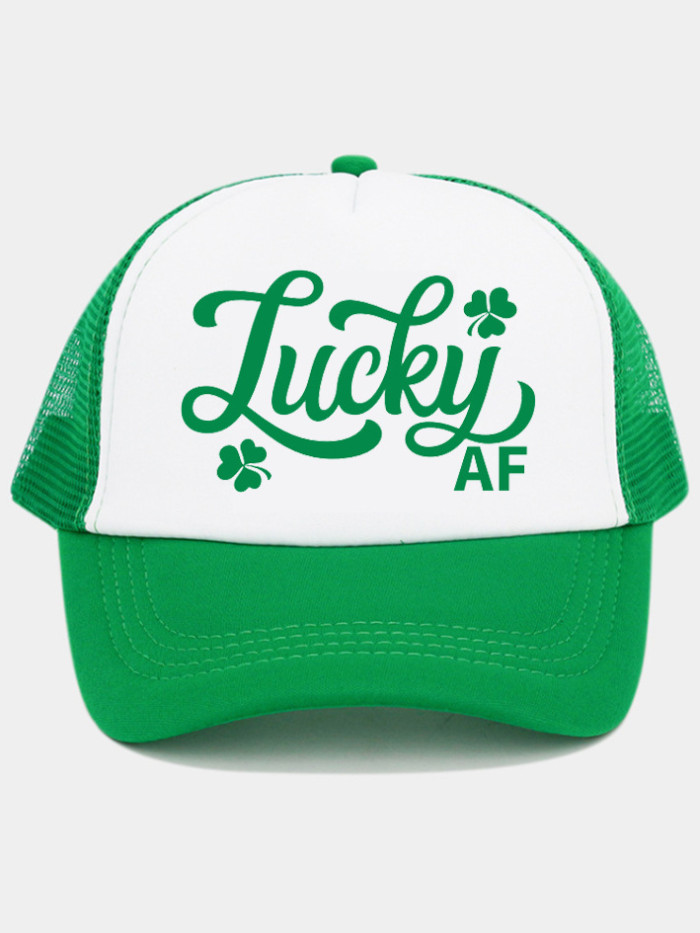 Women's St. Patrick's Day Lucky Clover Casual Baseball Cap