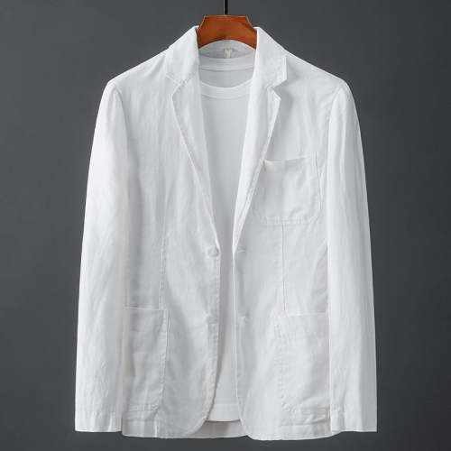 Men's Minimalist Linen Blazer