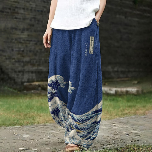 Japanese Wave Women's Loose Casual Pants