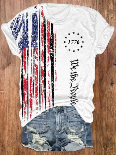 Women's Independence Day Casual T-Shirts