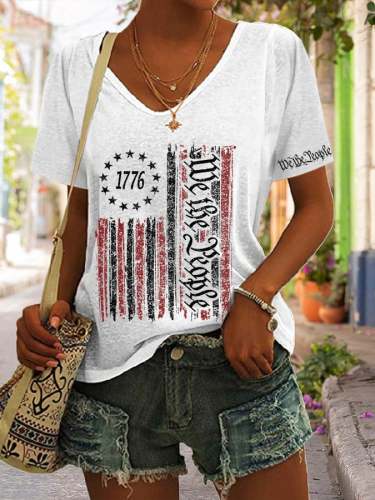 Women's We The People Print Casual T-Shirt