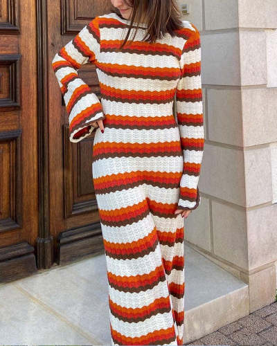 Sexy Knitted Long Dress