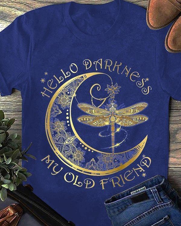 Dragonfly Printing Design Short Sleeve T-shirt