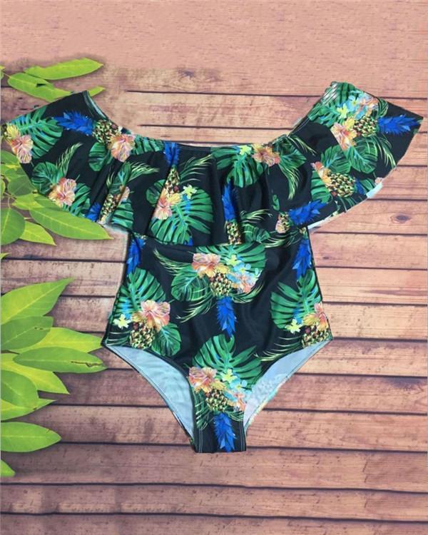 Women's Summer Fresh Floral Print  Swimwear