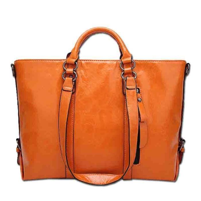 Women Pu Leather Tote Handbags Casual Large-Capacity Crossbody Bags Shoulder Bags