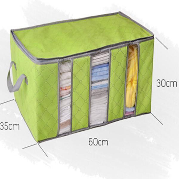 Large Capacity Clothes Storage Bag Bamboo Charcoal Fiber
