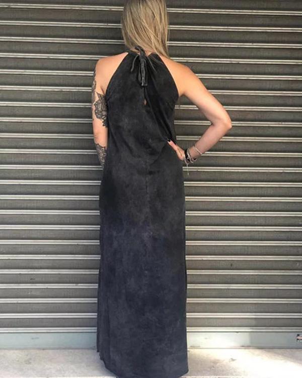 skull dress maxi