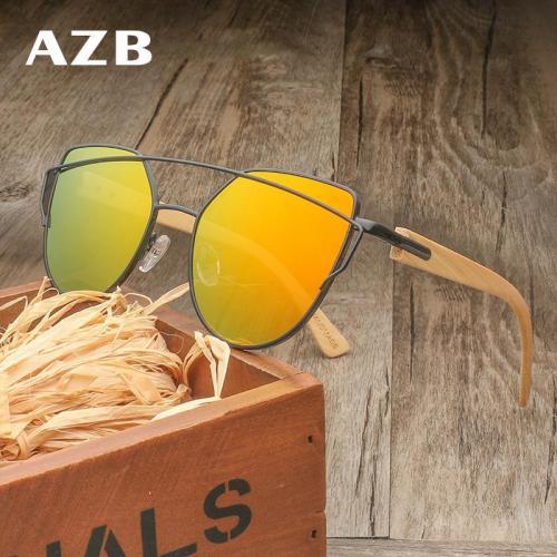 Vintage  Eyewear Wild Unisex Bamboo Frame Sun Glasses