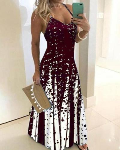 Women's Plus Size Sundress Maxi Sexy Dress
