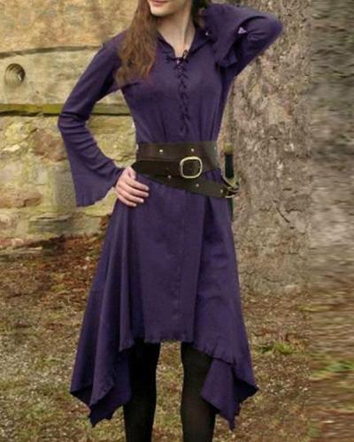 Vintage V Neck Lace Dresses