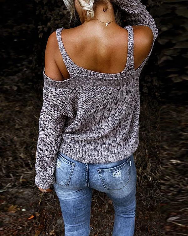 Dew Shoulder Sweater